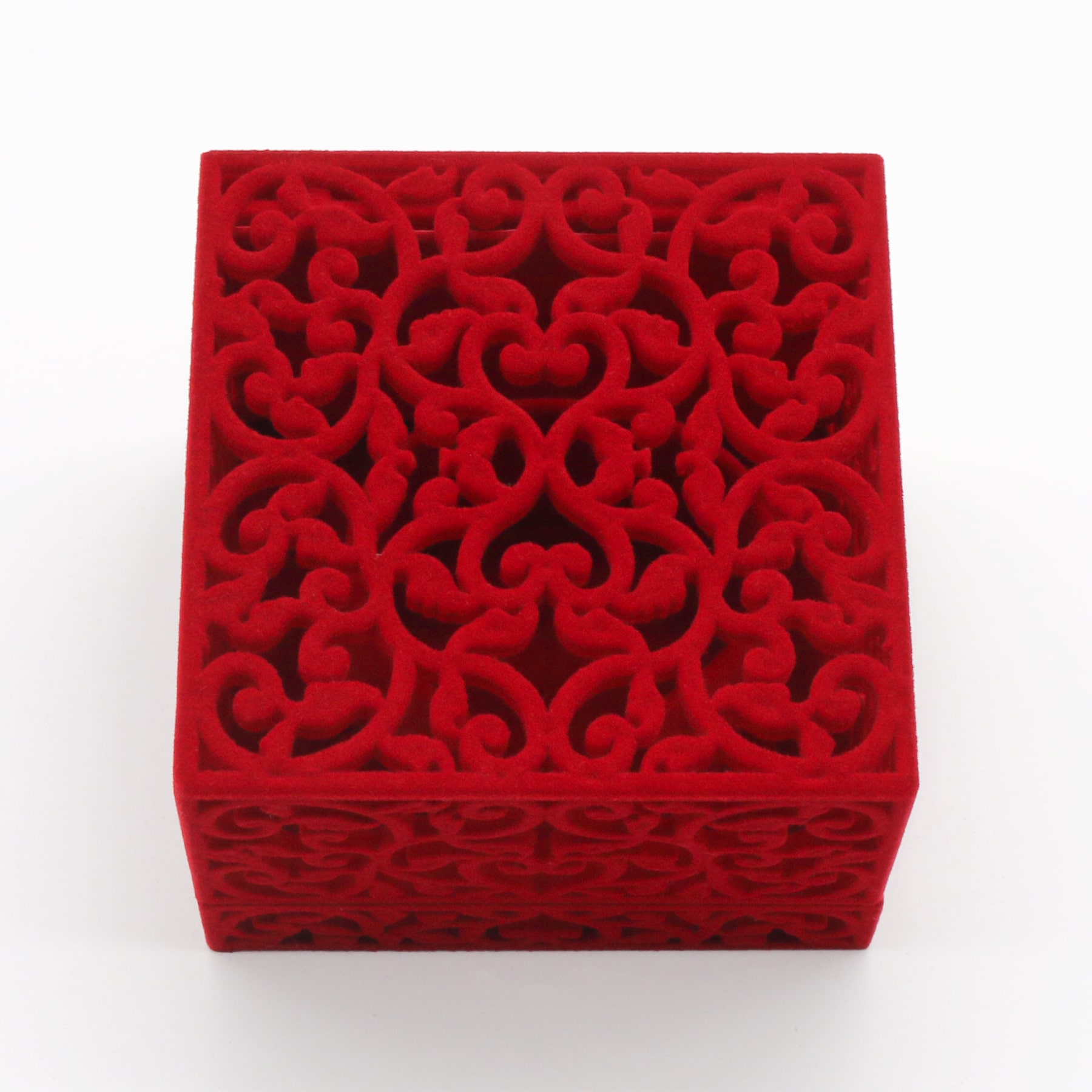 Bangles Filigree Box – Red – Jewellery Box Manchester Ltd