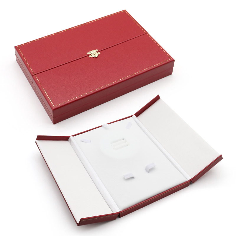 Designster Travel Jewelry Box Luxury White Leatherette Ring Box - Foto 13